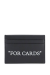OFF-WHITE OFF WHITE BOOKISH CARD HOLDER WITH LETTERING