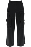 OFF-WHITE OFF WHITE TOYBOX CARGO PANTS IN SATIN