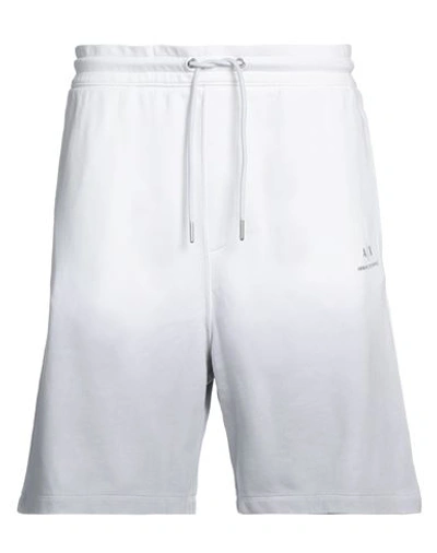 Armani Exchange Man Shorts & Bermuda Shorts White Size M Cotton In White
