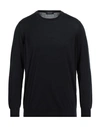 Drumohr Man Sweater Navy Blue Size 44 Cotton, Cashmere