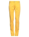 Jacob Cohёn Man Pants Mandarin Size 29 Cotton, Elastane In Yellow
