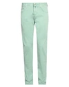 Jacob Cohёn Man Pants Light Green Size 31 Cotton, Elastane