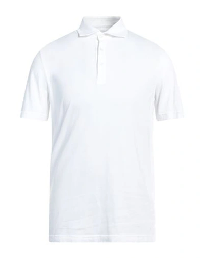 Fedeli Man Polo Shirt White Size 48 Cotton In White