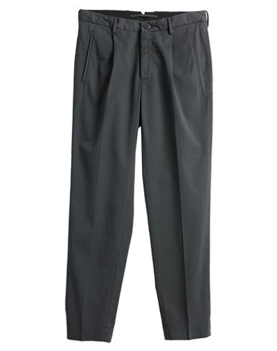 Incotex Man Pants Charcoal Size 28 Cotton, Elastane In Grey