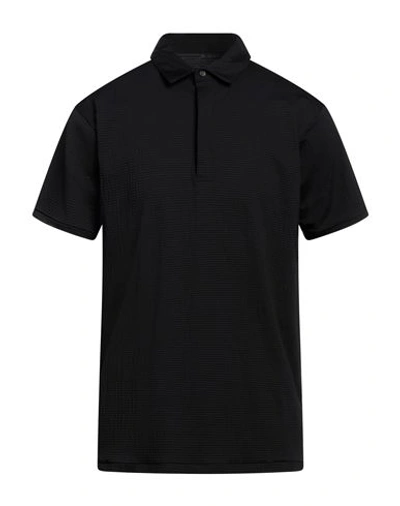Rrd Man Polo Shirt Black Size 44 Polyamide, Elastane