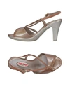 MELLUSO MELLUSO WOMAN SANDALS LIGHT BROWN SIZE 8 LEATHER