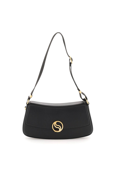 Stella Mccartney S-wave Shoulder Bag In Black (black)
