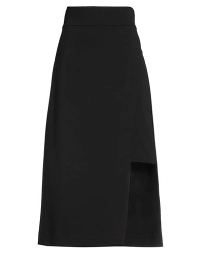 Dolce & Gabbana Woman Midi Skirt Black Size 10 Viscose, Polyamide, Elastane