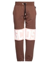 Gcds Man Pants Brown Size Xl Cotton