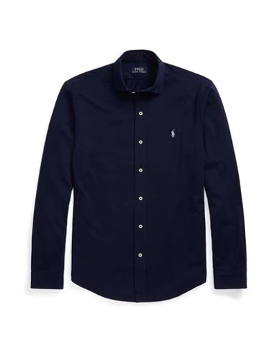 Polo Ralph Lauren Man Shirt Midnight Blue Size S Cotton