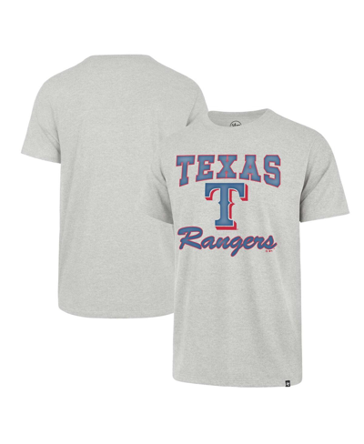 47 Brand Men's ' Heather Gray Texas Rangers Sandy Daze Franklin T-shirt