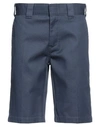 Dickies Man Shorts & Bermuda Shorts Navy Blue Size 28 Polyester, Cotton