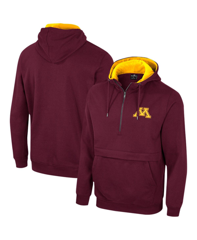 Colosseum Men's  Maroon Minnesota Golden Gophers Half-zip Hoodie