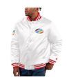 Starter White San Francisco 49ers Pride Full-snap Varsity Jacket In White