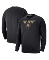 NIKE MEN'S NIKE BLACK COLORADO BUFFALOES WE HERE CLUB FLEECE PULLOVER SWEATSHIRT