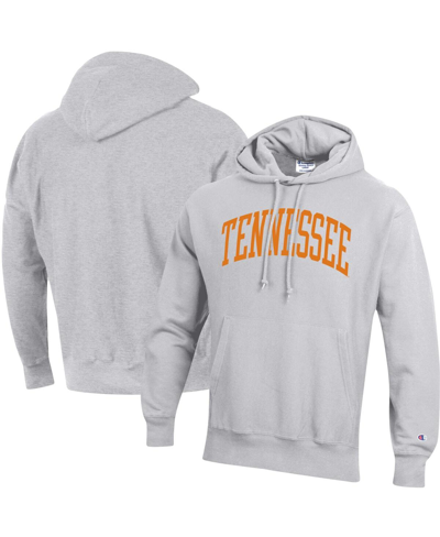 Champion Men's  Heathered Gray Tennessee Volunteers Big And Tall Reverse Weave Fleece Pullover Hoodie