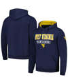 Colosseum Navy West Virginia Mountaineers Sunrise Pullover Hoodie In Navy