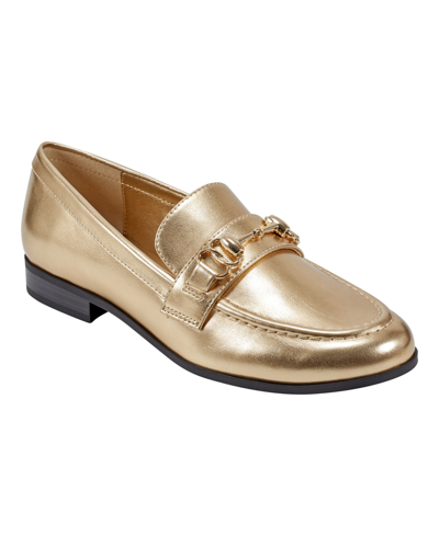 Bandolino Women's Laly Flex Bottom Ornament Detail Loafers In Gold