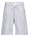 Tagliatore Man Shorts & Bermuda Shorts Light Blue Size 30 Cotton, Linen, Elastane