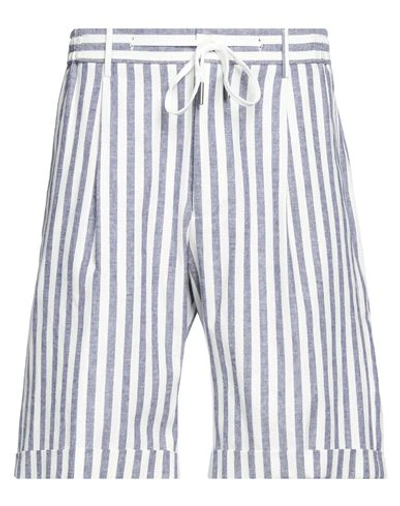 Tagliatore Man Shorts & Bermuda Shorts Light Blue Size 30 Cotton, Linen, Elastane