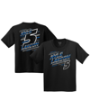 HENDRICK MOTORSPORTS TEAM COLLECTION YOUTH BOYS AND GIRLS HENDRICK MOTORSPORTS TEAM COLLECTION BLACK KYLE LARSON EXTREME T-SHIRT