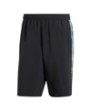 ADIDAS ORIGINALS MEN'S ADIDAS BLACK PETER SAVILLE X MANCHESTER UNITED SHORTS