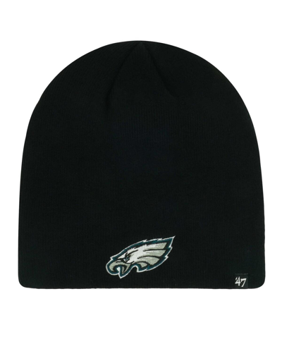 47 Brand Men's ' Black Philadelphia Eagles Primary Logo Beanie