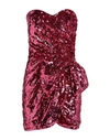 Elisabetta Franchi Woman Mini Dress Fuchsia Size 4 Polyamide In Pink