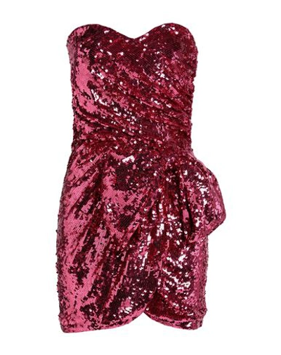 Elisabetta Franchi Woman Mini Dress Fuchsia Size 4 Polyamide In Pink