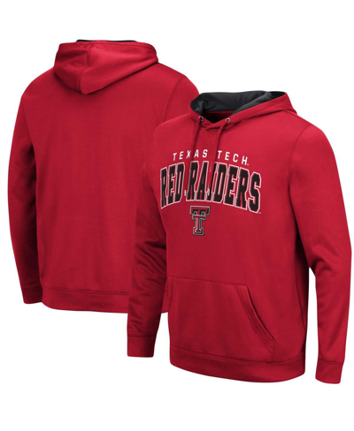 Colosseum Men's  Red Texas Tech Red Raiders Resistanceâ Pullover Hoodie