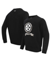 PRO STANDARD MEN'S PRO STANDARD BLACK PITTSBURGH STEELERS PREP KNIT SWEATER