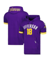 Pro Standard Men's  Justin Jefferson Purple Minnesota Vikings Player Name And Number Hoodie T-shirt In Purple