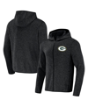 Fanatics Men's Nfl X Darius Rucker Collection By  Black Green Bay Packers Fleece Pullover Hoodie In Black