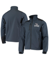 DUNBROOKE MEN'S DUNBROOKE NAVY TENNESSEE TITANS CIRCLE SOFTSHELL FLEECE FULL-ZIP JACKET