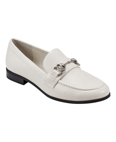 Bandolino Women's Laly Flex Bottom Ornament Detail Loafers In Ivory