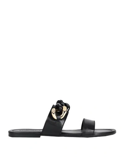 See By Chloé Woman Sandals Black Size 8 Calfskin