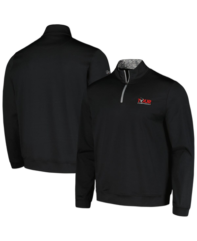 Barstool Golf Men's  Black Tour Championship Quarter-zip Top