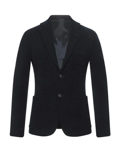 Giorgio Armani Man Blazer Midnight Blue Size 42 Cotton, Virgin Wool, Viscose, Elastane