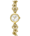 Kate Spade New York Monroe Floral Crystal Strap Watch, 24mm In Gold