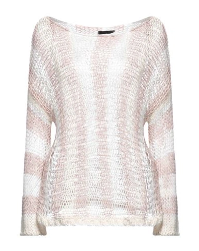 Pinko Woman Sweater Blush Size M Cotton, Silk, Acrylic, Polyamide