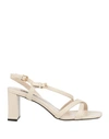 Bibi Lou Woman Sandals Ivory Size 9 Leather In White