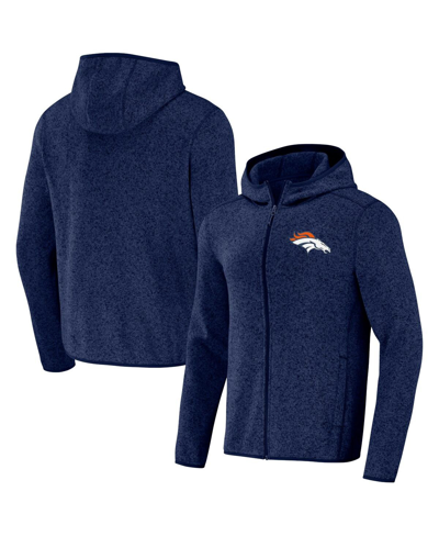 Fanatics Men's Nfl X Darius Rucker Collection By  Navy Denver Broncos Fleece Pullover Hoodie