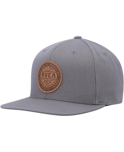 Rvca Men's  Gray Standard Issue Snapback Hat