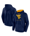 Fanatics Men's  Navy West Virginia Mountaineers Defender Pullover Hoodie In Navy
