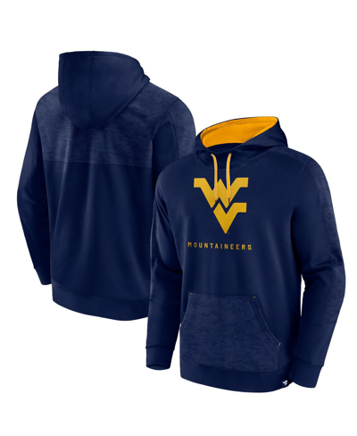 Fanatics Men's  Navy West Virginia Mountaineers Defender Pullover Hoodie