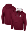 Colosseum Men's  Maroon Texas A&m Aggies Half-zip Hoodie In Maroon