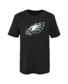Outerstuff Preschool Boys And Girls Black Philadelphia Eagles Primary Logo T-shirt In Black