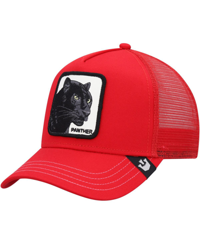 Goorin Bros Men's . Red The Panther Trucker Adjustable Hat