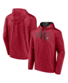 Fanatics Branded Heather Red Tampa Bay Buccaneers Hook And Ladder Pullover Hoodie In Heather Red