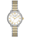 KATE SPADE WOMEN'S LILY AVENUE THREE HAND TWO-TONE STAINLESS STEEL WATCH 34MM